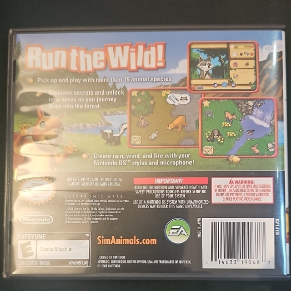 Nintendo Green and Brown SimAnimals Video Game - Picture 2 of 5